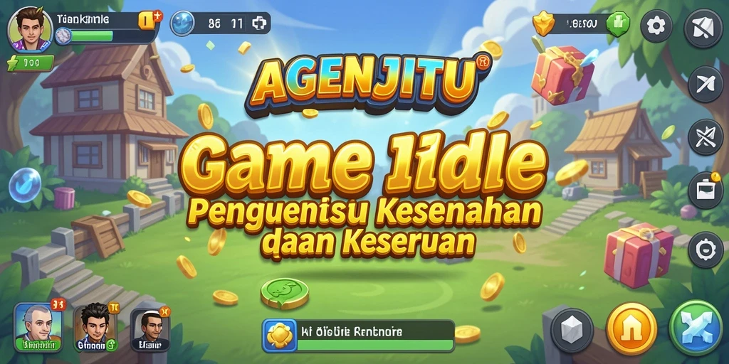 Tampilan gameplay AGENJITU yang menarik dan penuh warna.