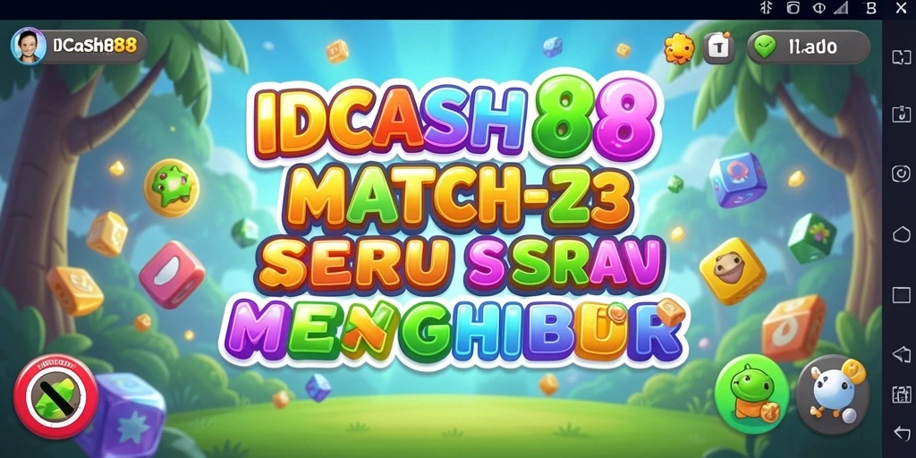 Tampilan gameplay IDCASH88 yang penuh warna dan menantang.