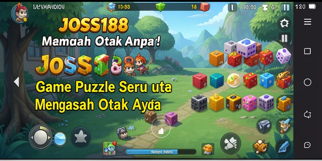 Tangkapan layar menunjukkan gameplay menantang dan menarik dari JOSS188.