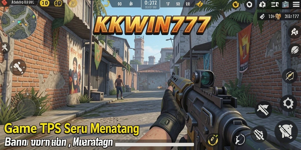 Tampilan screenshot KKWIN777 yang menampilkan aksi gameplay TPS yang mendebarkan.