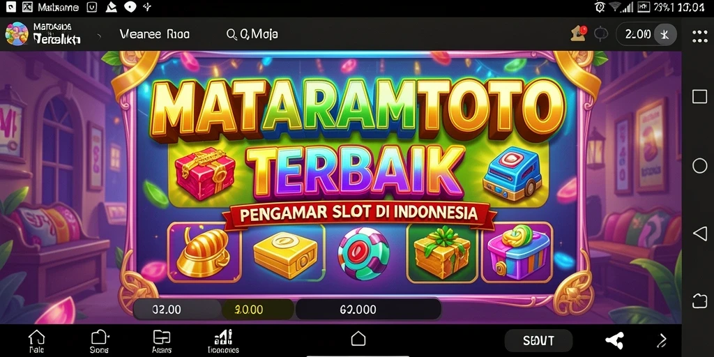 Tangkapan layar gameplay MATARAMTOTO menampilkan momen seru saat bermain slot.