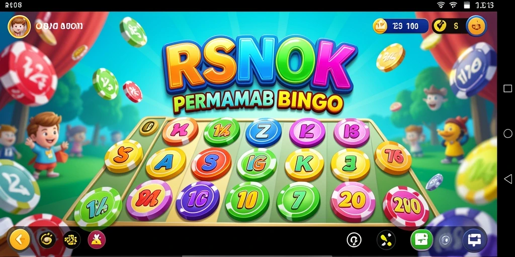 Tampilan gameplay menarik dari RSNOK saat bermain Bingo.