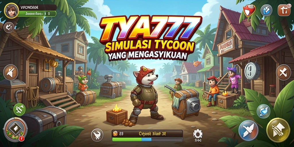 Tampilan menarik dari gameplay TYA777 dengan elemen manajemen bisnis.